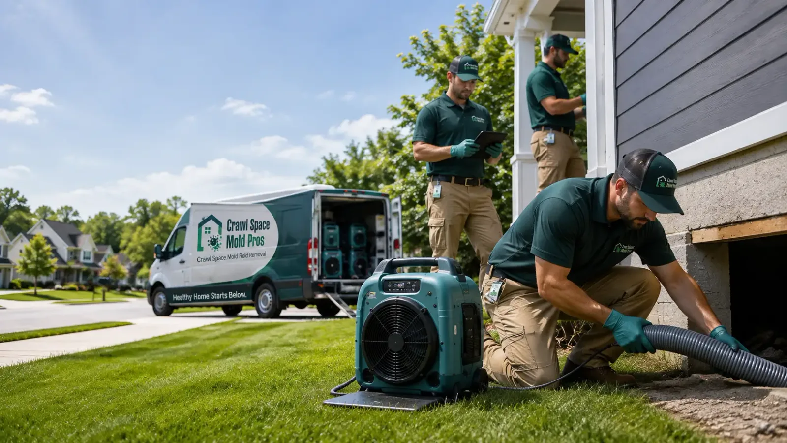 Crawl Space Mold Removal in Clinton, IA